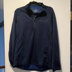 Vineyard Vines Dark Blue Quarter-Zip Pullover